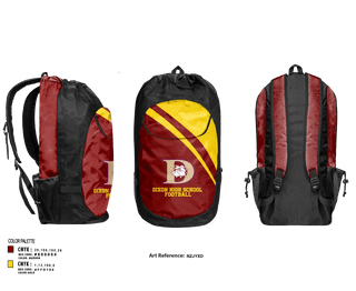 Gear Bag, Dixon High School Football, Football, Teamtime, Team time, sublimation, custom sports apparel, team uniforms, spirit wear, spiritwear, sports uniforms, custom shirts, team store, custom team store, fundraiser sports, apparel fundraiser