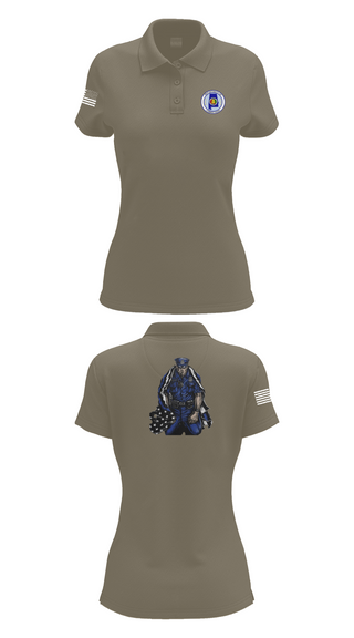 Womens Short Sleeve Performance Polo, Alabama Department of Corrections, Police, Teamtime, Team time, sublimation, custom sports apparel, team uniforms, spirit wear, spiritwear, sports uniforms, custom shirts, team store, custom team store, fundraiser sports, apparel fundraiser
