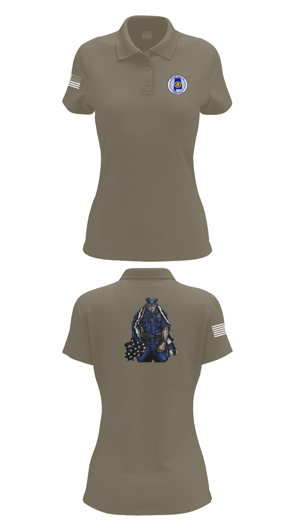 Womens Short Sleeve Performance Polo, Alabama Department of Corrections, Police, Teamtime, Team time, sublimation, custom sports apparel, team uniforms, spirit wear, spiritwear, sports uniforms, custom shirts, team store, custom team store, fundraiser sports, apparel fundraiser