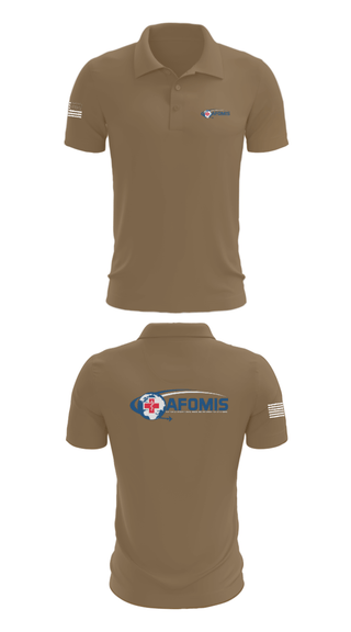 Short Sleeve Performance Polo, AFOMIS, Air Force, Teamtime, Team time, sublimation, custom sports apparel, team uniforms, spirit wear, spiritwear, sports uniforms, custom shirts, team store, custom team store, fundraiser sports, apparel fundraiser