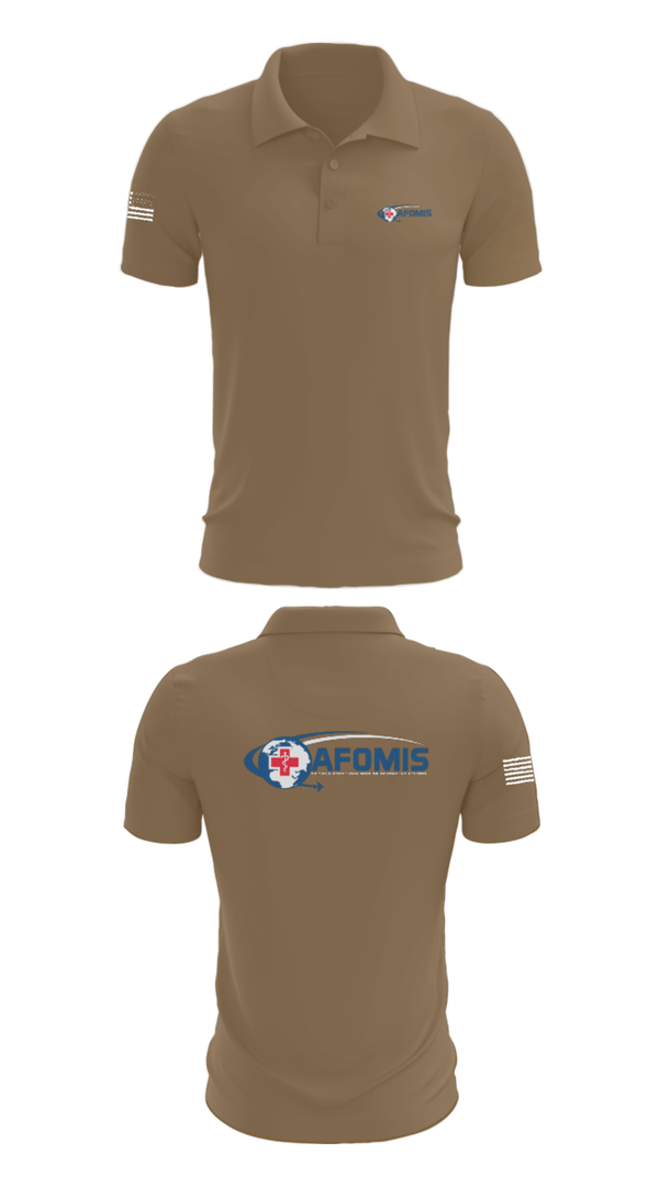 Short Sleeve Performance Polo, AFOMIS, Air Force, Teamtime, Team time, sublimation, custom sports apparel, team uniforms, spirit wear, spiritwear, sports uniforms, custom shirts, team store, custom team store, fundraiser sports, apparel fundraiser
