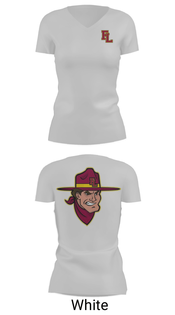 Womens Short Sleeve Vneck Shirt, Forest Lake Area High School Golf, Golf, Teamtime, Team time, sublimation, custom sports apparel, team uniforms, spirit wear, spiritwear, sports uniforms, custom shirts, team store, custom team store, fundraiser sports, apparel fundraiser