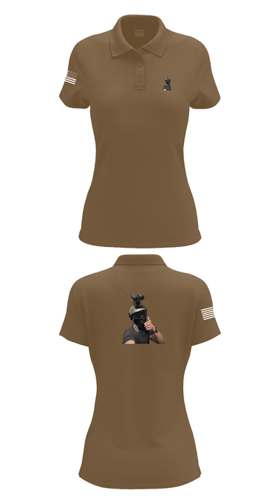 1st marine divison 61808262 Women's Short Sleeve Performance Polo  - 15