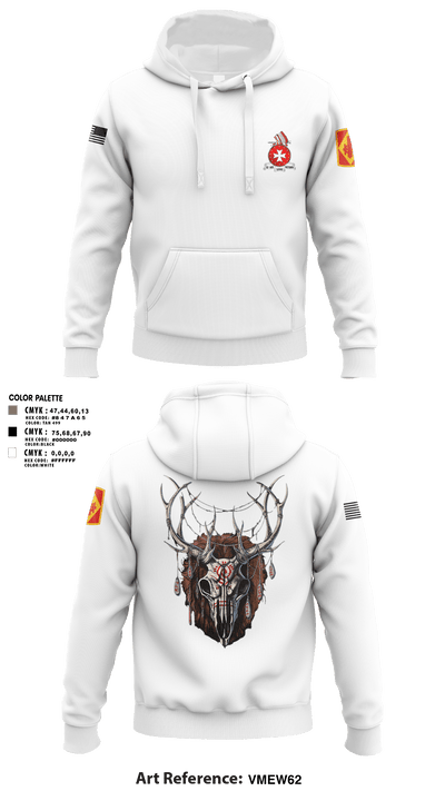 Bravo 1st BN 14th FAR 722916 Hoodie - 2
