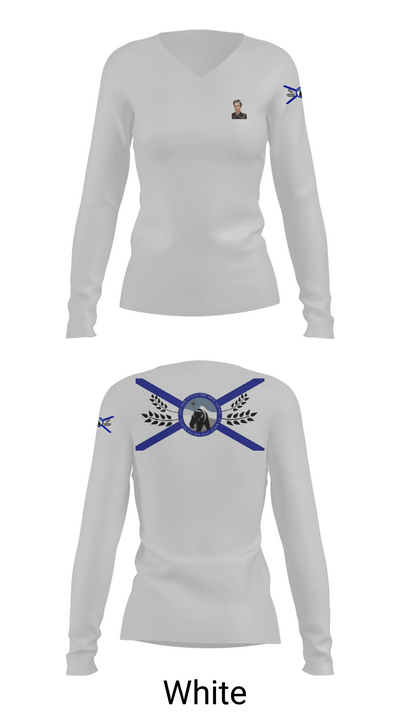 Grahn Fire DepartmentAPR 45337631 Women's Long Sleeve V-neck Shirt - 16