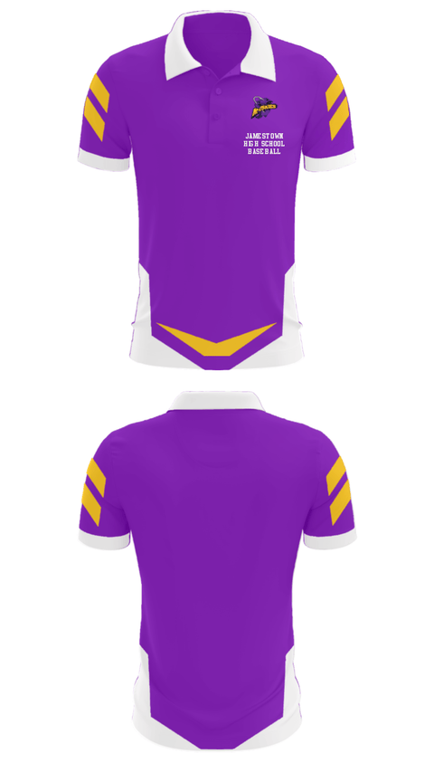 Short Sleeve Performance Polo, Jamestown High School Baseball, Baseball, Teamtime, Team time, sublimation, custom sports apparel, team uniforms, spirit wear, spiritwear, sports uniforms, custom shirts, team store, custom team store, fundraiser sports, apparel fundraiser