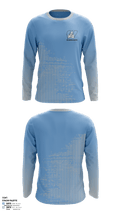 Willowbrook Warriors 8635943 Long Sleeve Performance Shirt - 1