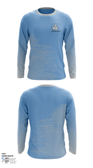 Long Sleeve Performance Shirt, Willowbrook Warriors, Men's Soccer, Teamtime, Team time, sublimation, custom sports apparel, team uniforms, spirit wear, spiritwear, sports uniforms, custom shirts, team store, custom team store, fundraiser sports, apparel fundraiser