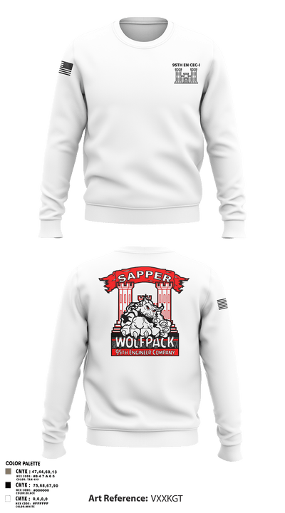 95TH EN 87153662 Crew Neck Sweatshirt - 2