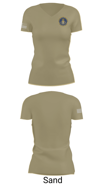 Air Force Chaplain 49250716 Women's Short Sleeve V-neck Shirt - 88