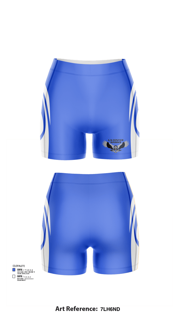 Womens Shorts, La Center Middle School Volleyball, Women's Volleyball, Teamtime, Team time, sublimation, custom sports apparel, team uniforms, spirit wear, spiritwear, sports uniforms, custom shirts, team store, custom team store, fundraiser sports, apparel fundraiser