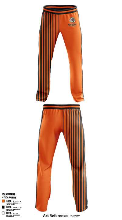 Rural Retreat High School Volleyball 1602998 Sweatpants - 1