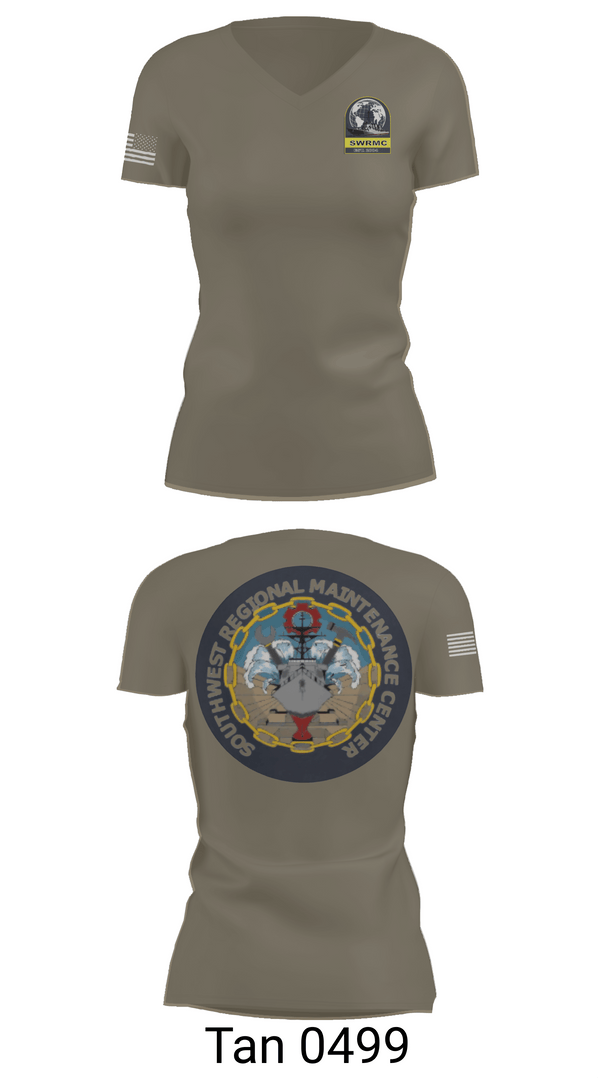 Womens Short Sleeve Vneck Shirt, Swrmc, Navy, Teamtime, Team time, sublimation, custom sports apparel, team uniforms, spirit wear, spiritwear, sports uniforms, custom shirts, team store, custom team store, fundraiser sports, apparel fundraiser