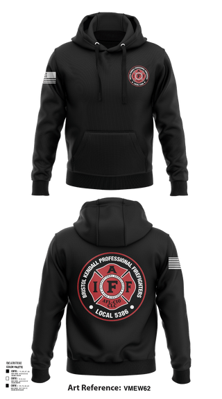 Hoodie, Local 5386, Fire Department, Teamtime, Team time, sublimation, custom sports apparel, team uniforms, spirit wear, spiritwear, sports uniforms, custom shirts, team store, custom team store, fundraiser sports, apparel fundraiser