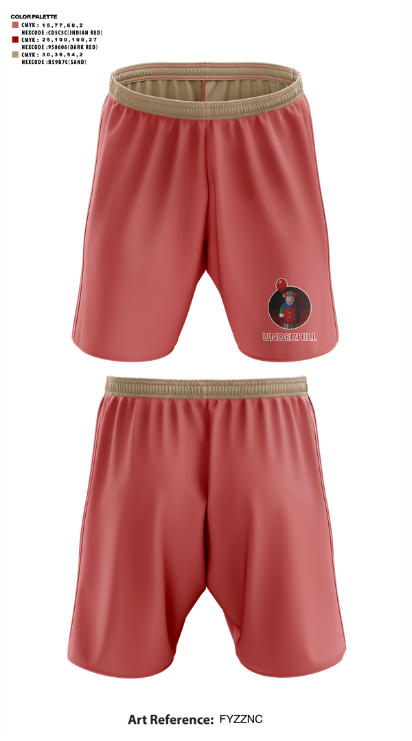 Athletic Shorts With Pockets, Underhill, Baseball, Teamtime, Team time, sublimation, custom sports apparel, team uniforms, spirit wear, spiritwear, sports uniforms, custom shirts, team store, custom team store, fundraiser sports, apparel fundraiser