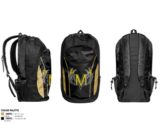 Gear Bag, Millennium High School-Tracy Learning Center Soccer, Men's Soccer, Teamtime, Team time, sublimation, custom sports apparel, team uniforms, spirit wear, spiritwear, sports uniforms, custom shirts, team store, custom team store, fundraiser sports, apparel fundraiser