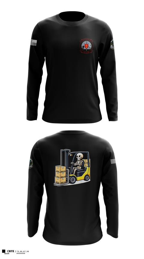 Long Sleeve Performance Shirt, , Marines, Teamtime, Team time, sublimation, custom sports apparel, team uniforms, spirit wear, spiritwear, sports uniforms, custom shirts, team store, custom team store, fundraiser sports, apparel fundraiser
