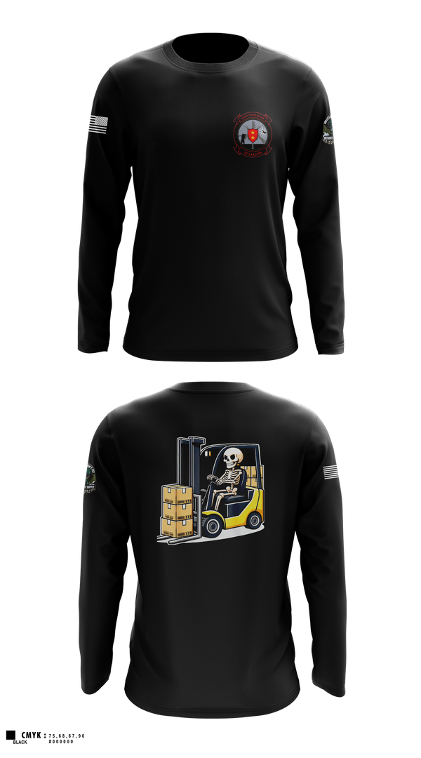 Long Sleeve Performance Shirt, , Marines, Teamtime, Team time, sublimation, custom sports apparel, team uniforms, spirit wear, spiritwear, sports uniforms, custom shirts, team store, custom team store, fundraiser sports, apparel fundraiser
