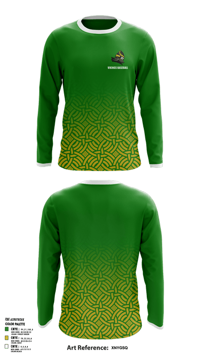 Vikings 13726225 Long Sleeve Performance Shirt - 1