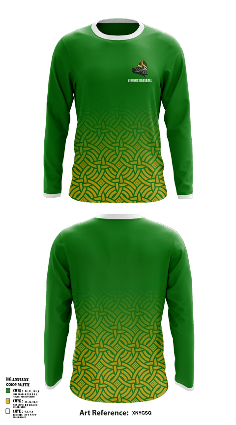 Long Sleeve Performance Shirt, Vikings, Baseball, Teamtime, Team time, sublimation, custom sports apparel, team uniforms, spirit wear, spiritwear, sports uniforms, custom shirts, team store, custom team store, fundraiser sports, apparel fundraiser
