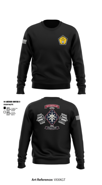 Chaos Co, H2F 60827617 Crew Neck Sweatshirt - 1