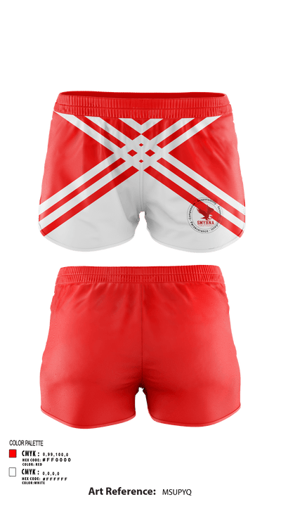 Smyrna Middle School Cheer 21576863 Women's Shorts - 126
