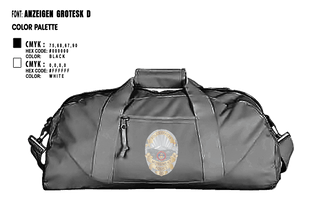 Duffle Bag, Monument Police Department, Police, Teamtime, Team time, sublimation, custom sports apparel, team uniforms, spirit wear, spiritwear, sports uniforms, custom shirts, team store, custom team store, fundraiser sports, apparel fundraiser