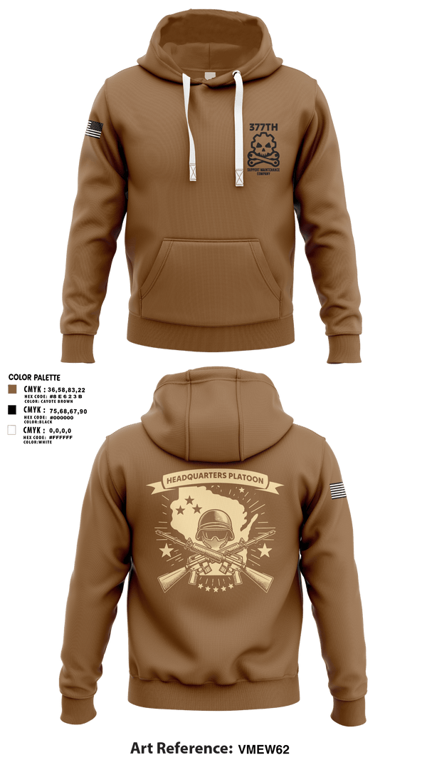 Hoodie, 377th SMC, Army, Teamtime, Team time, sublimation, custom sports apparel, team uniforms, spirit wear, spiritwear, sports uniforms, custom shirts, team store, custom team store, fundraiser sports, apparel fundraiser