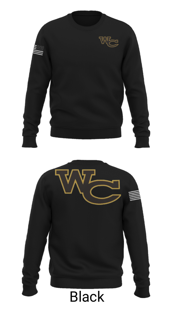 Crew Neck Sweatshirt, Waco, Men's Basketball, Teamtime, Team time, sublimation, custom sports apparel, team uniforms, spirit wear, spiritwear, sports uniforms, custom shirts, team store, custom team store, fundraiser sports, apparel fundraiser