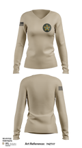 LOGISTICS 26909520 Women's Long Sleeve V-neck Shirt - 123