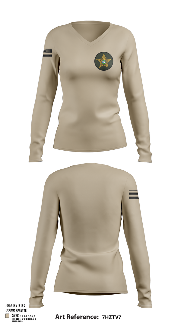Womens Long Sleeve Vneck Shirt, LOGISTICS, Police, Teamtime, Team time, sublimation, custom sports apparel, team uniforms, spirit wear, spiritwear, sports uniforms, custom shirts, team store, custom team store, fundraiser sports, apparel fundraiser