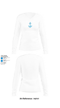 SOUTHSIDE CONCRETE 87978543 Women's Long Sleeve V-neck Shirt - 15