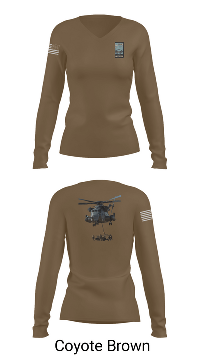 Landing Support 2624882 Women's Long Sleeve V-neck Shirt - 17