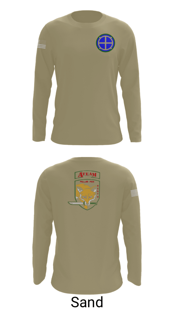 Long Sleeve Performance Shirt, A co 935th ASB 3rd Platoon, National Guard, Teamtime, Team time, sublimation, custom sports apparel, team uniforms, spirit wear, spiritwear, sports uniforms, custom shirts, team store, custom team store, fundraiser sports, apparel fundraiser