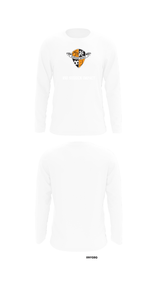 Long Sleeve Performance Shirt, RHI Sudden Impact, Men's Soccer, Teamtime, Team time, sublimation, custom sports apparel, team uniforms, spirit wear, spiritwear, sports uniforms, custom shirts, team store, custom team store, fundraiser sports, apparel fundraiser