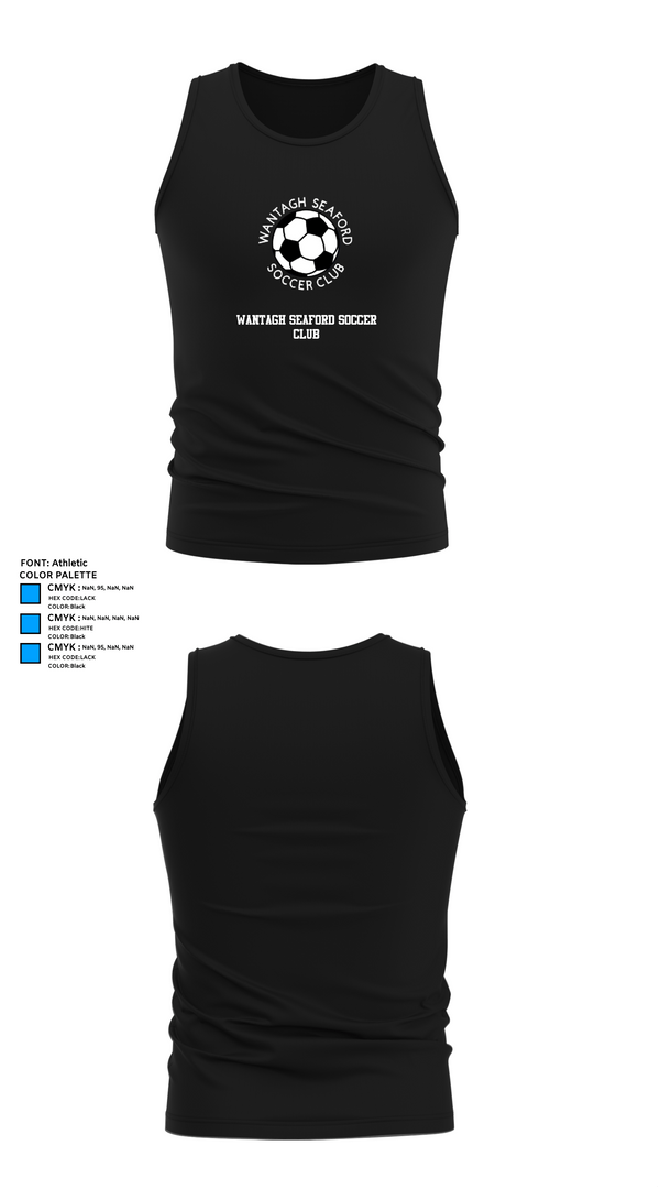 Tank Top, Wantagh Seaford Soccer Club, Men's Soccer, Teamtime, Team time, sublimation, custom sports apparel, team uniforms, spirit wear, spiritwear, sports uniforms, custom shirts, team store, custom team store, fundraiser sports, apparel fundraiser