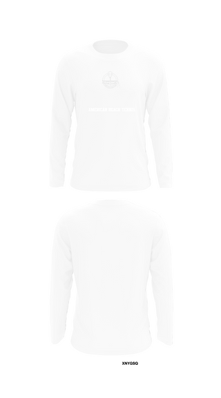 Long Sleeve Performance Shirt, American Beach Tennis, Tennis, Teamtime, Team time, sublimation, custom sports apparel, team uniforms, spirit wear, spiritwear, sports uniforms, custom shirts, team store, custom team store, fundraiser sports, apparel fundraiser