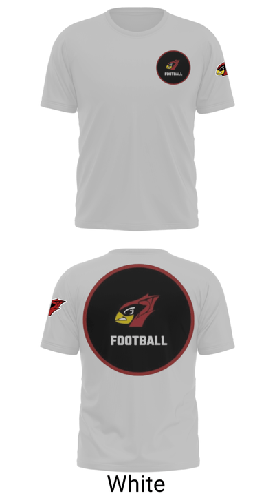 Del valle cardinals 56300531 Short Sleeve Performance Shirt - 11
