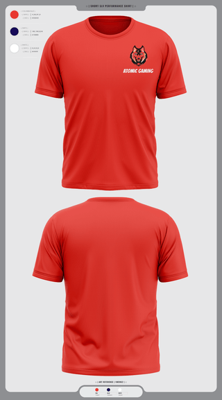 Short Sleeve Performance Shirt, Atomic gaming and, , Teamtime, Team time, sublimation, custom sports apparel, team uniforms, spirit wear, spiritwear, sports uniforms, custom shirts, team store, custom team store, fundraiser sports, apparel fundraiser