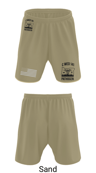Athletic Shorts With Pockets, C MED 141, National Guard, Teamtime, Team time, sublimation, custom sports apparel, team uniforms, spirit wear, spiritwear, sports uniforms, custom shirts, team store, custom team store, fundraiser sports, apparel fundraiser