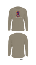 1-169th E Company 39061427 Long Sleeve Performance Shirt - 69