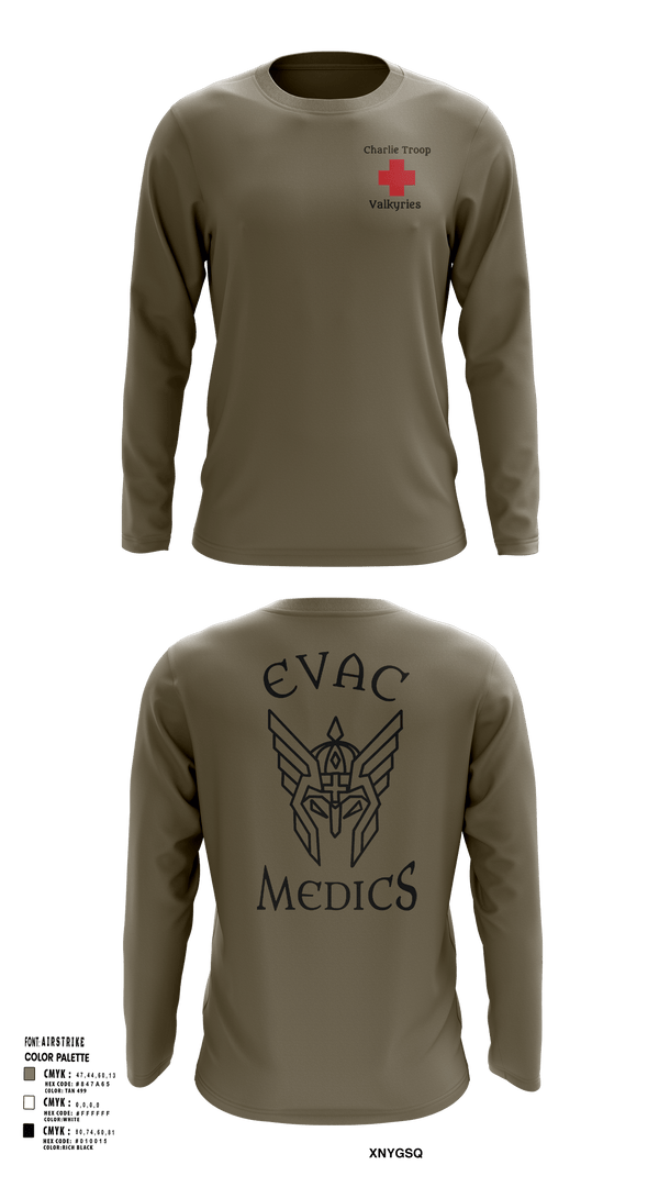 Long Sleeve Performance Shirt, Evac PLT, RSS, 2CR, , Teamtime, Team time, sublimation, custom sports apparel, team uniforms, spirit wear, spiritwear, sports uniforms, custom shirts, team store, custom team store, fundraiser sports, apparel fundraiser