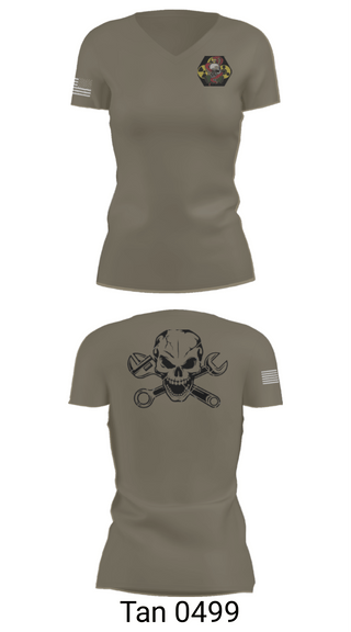 Women's Short Sleeve Vneck Shirt, 51st Chem, Army, Teamtime, Team time, sublimation, custom sports apparel, team uniforms, spirit wear, spiritwear, sports uniforms, custom shirts, team store, custom team store, fundraiser sports, apparel fundraiser