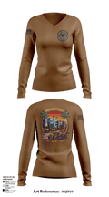 482D Civil Engineer Squadron 21891413 Women's Long Sleeve V-neck Shirt -1 121