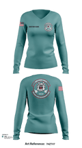 Detachment 035 78200386 Women's Long Sleeve V-neck Shirt - 106