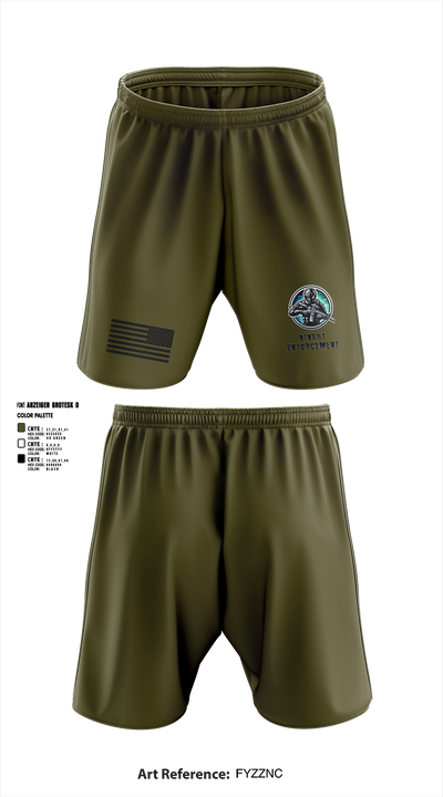 KINGHT ENFORCEMENT 49960504 Athletic Shorts With Pockets - 1