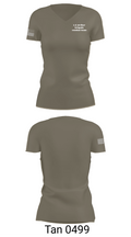 1-2 striker brigade combat team 78703146 Women's Short Sleeve V-neck Shirt - 68