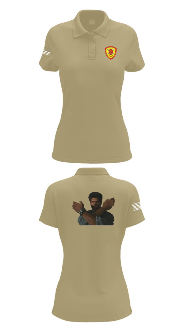 Women's Short Sleeve Performance Polo, 10th Marine Regiment, Marines, Teamtime, Team time, sublimation, custom sports apparel, team uniforms, spirit wear, spiritwear, sports uniforms, custom shirts, team store, custom team store, fundraiser sports, apparel fundraiser