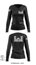 250TH ENGINEERING COMPANY 59783963 Women's Long Sleeve V-neck Shirt -1 141