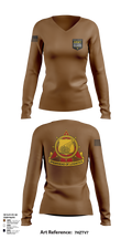 SOUTH CAROLINA ARMY NATIONAL GUARD 14160186 Women's Long Sleeve V-neck Shirt - 111